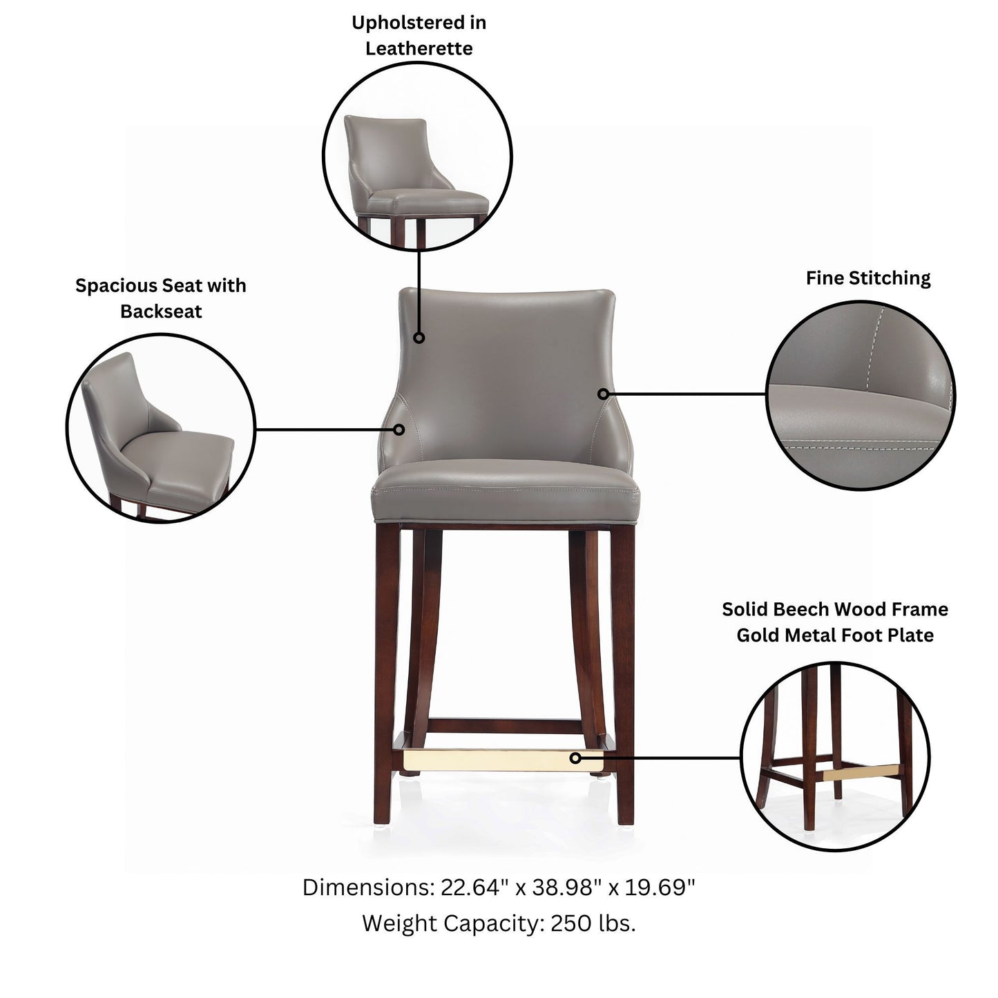 Shubert - Counter Stool