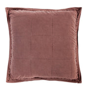 Cotton Canvas - Stonewashed Euro Sham - Sarsaparilla