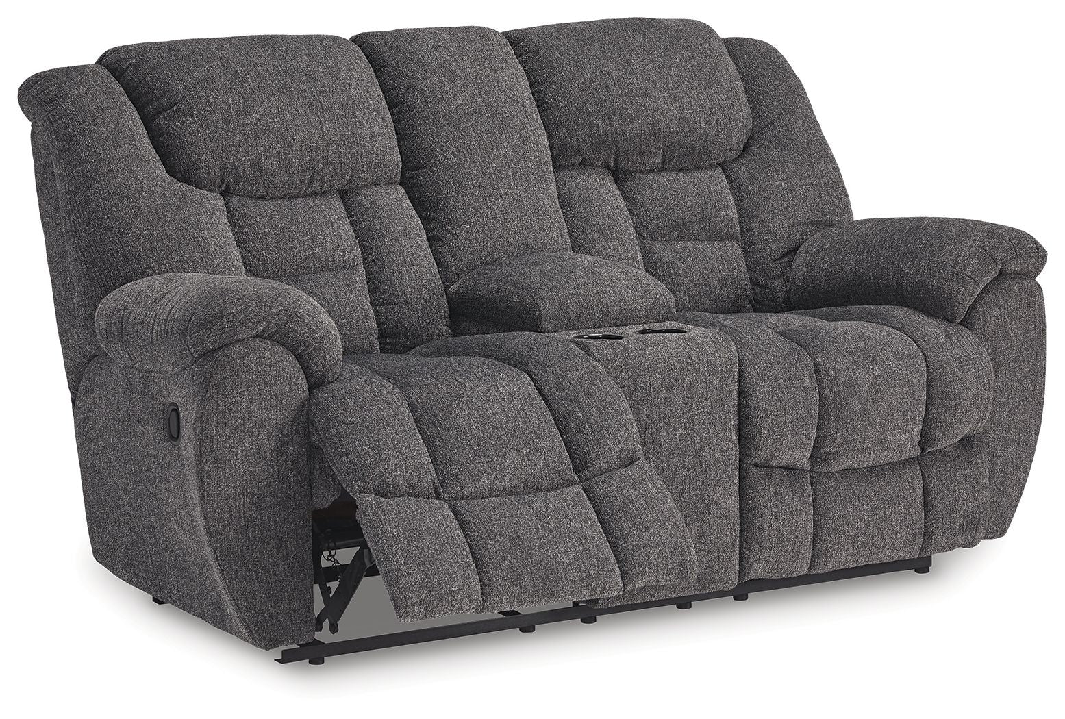 Foreside Dbl Reclining Loveseat with Console - Thumbnail 2