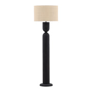 Orin - Floor Lamp - Black And Beige