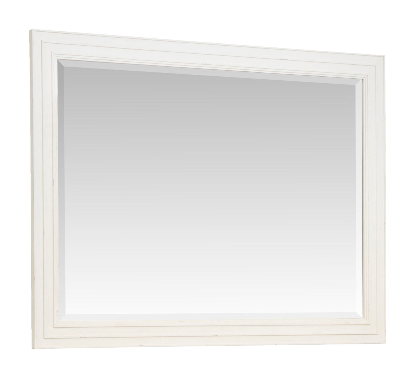 Echo Isles - Landscape Mirror - Sea Pearl And Driftwood