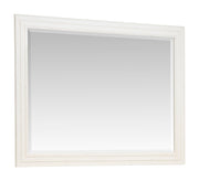 Echo Isles - Landscape Mirror - Sea Pearl And Driftwood