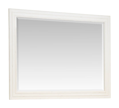 Echo Isles - Landscape Mirror - Sea Pearl And Driftwood