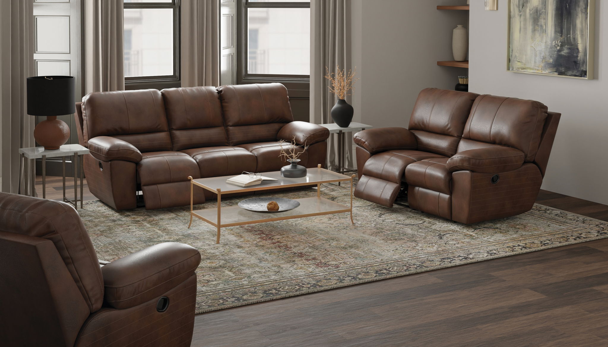 Stetson Lay Flat Reclining Sofa - Thumbnail 2