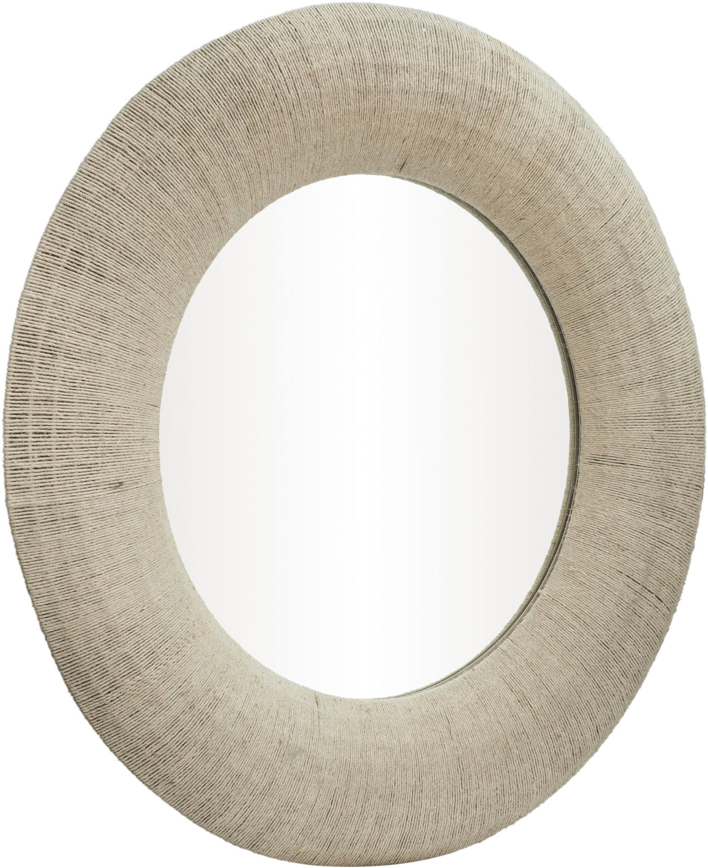 Meadow - Round Jute Rope Framed Mirror