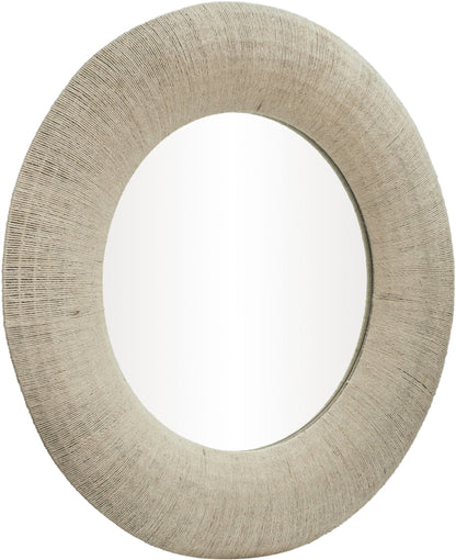 Meadow - Round Jute Rope Framed Mirror