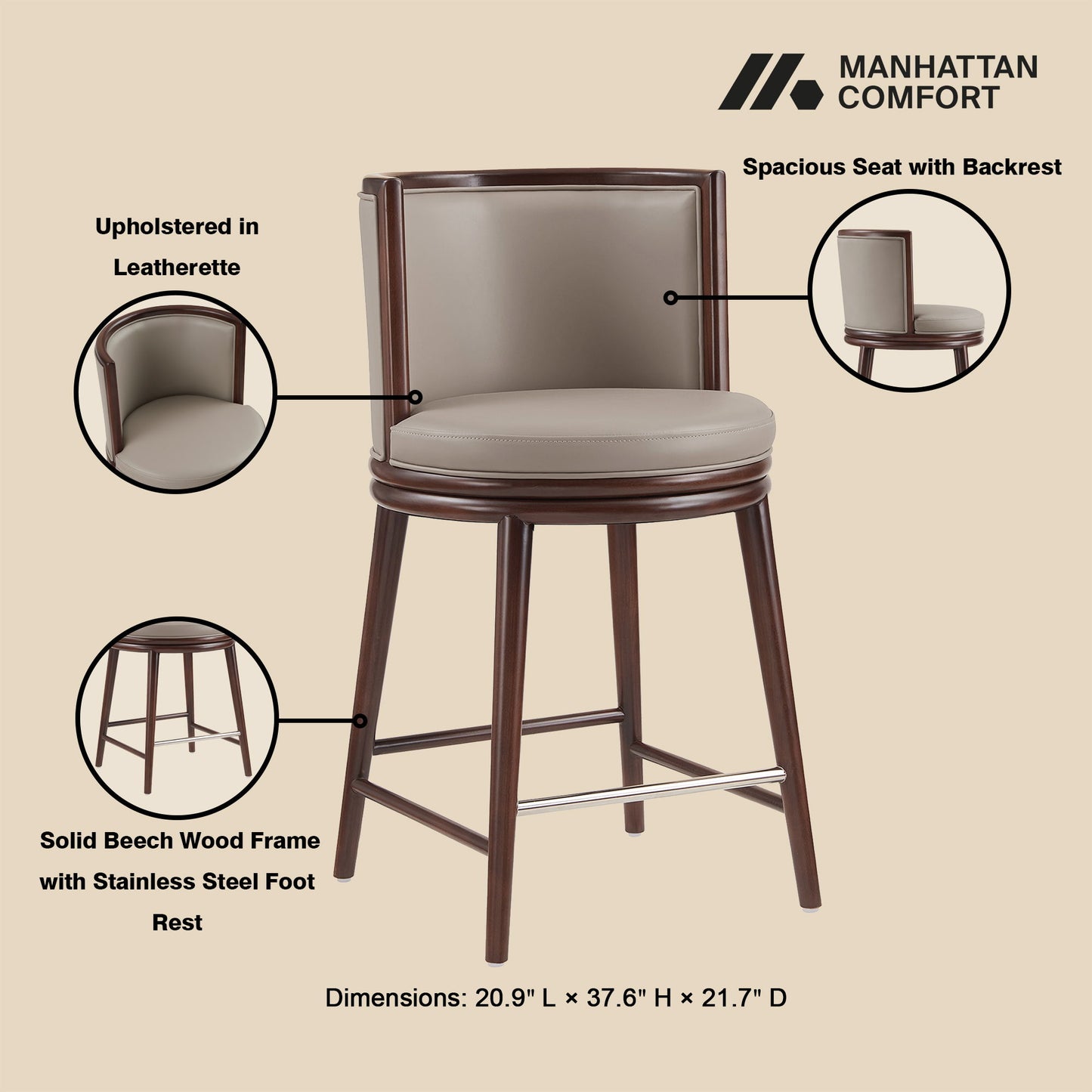 Evalyn - Counter Stool