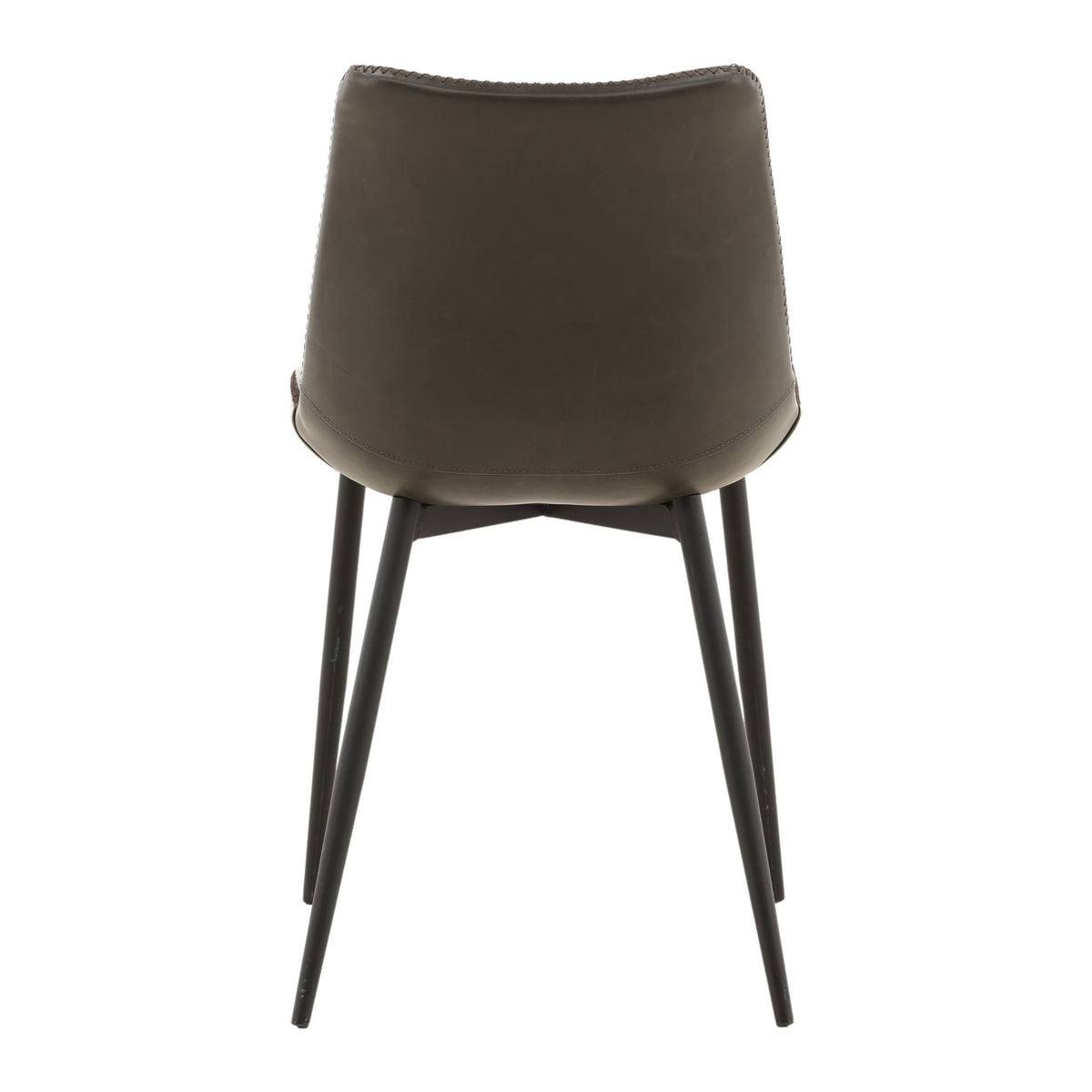 Rufina - Dining Chair - Dark Gray And Black