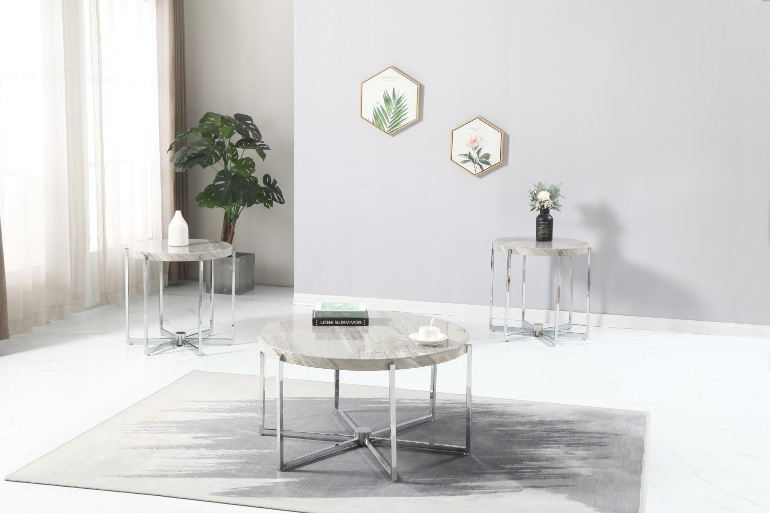 T271 - Table Set (Set of 3) - Gray