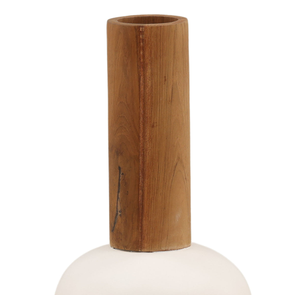 Aldmere - Vase (Set of 4) - White And Natural