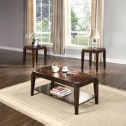 Docila - 3 Piece Coffee & End Set - Walnut