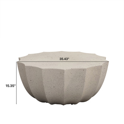 Modern Round Coffee Table For Indoor / Outdoor