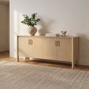 Wiley - 4 Door Sideboard - Natural
