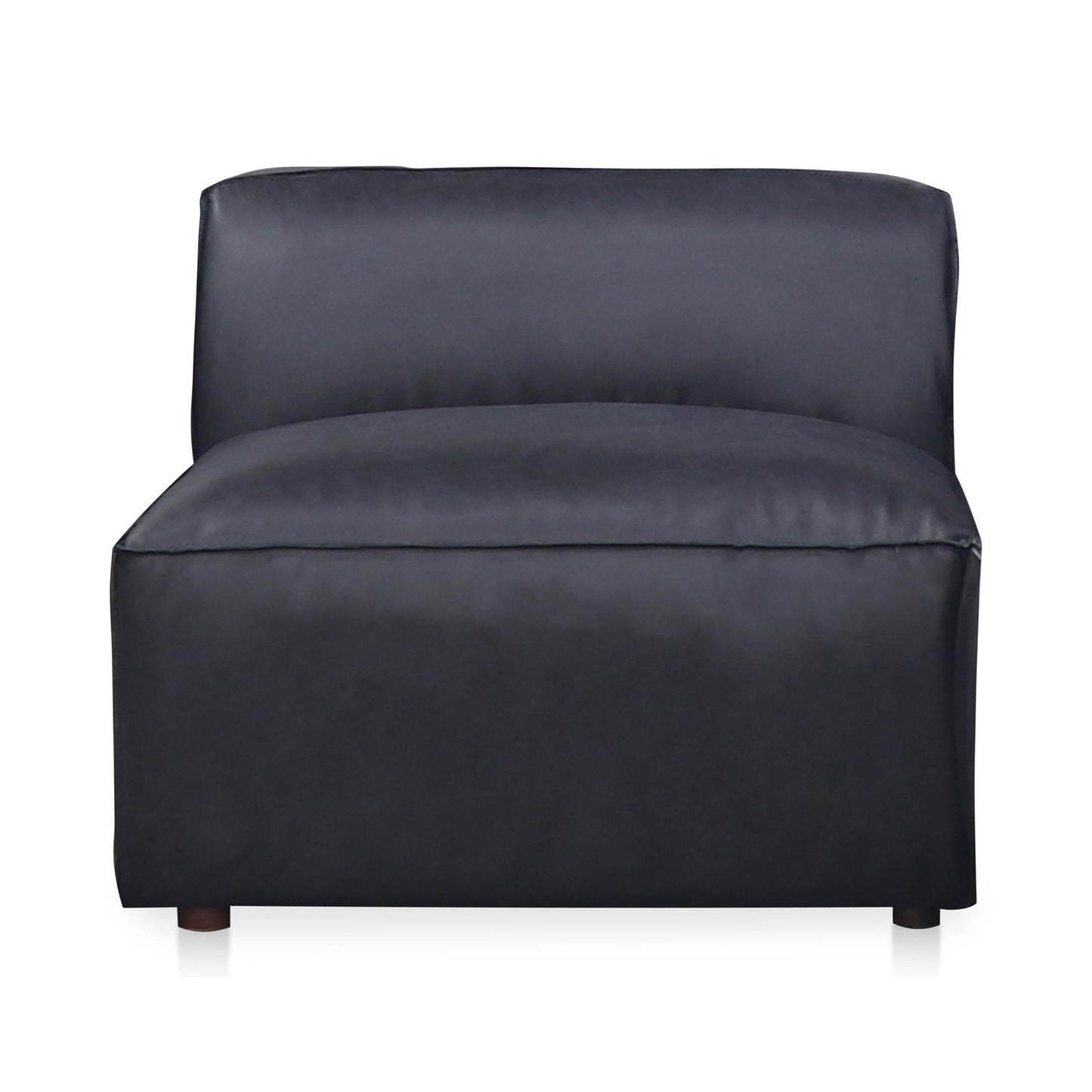 Form - Leather Slipper Chair - Vantage Black