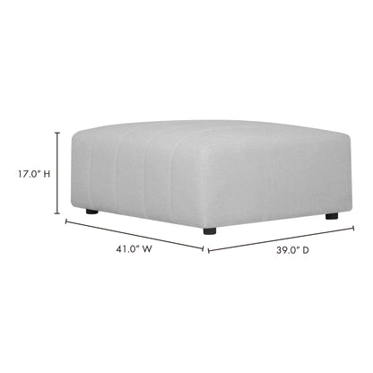 Lyric - Ottoman - Pearl Silver
