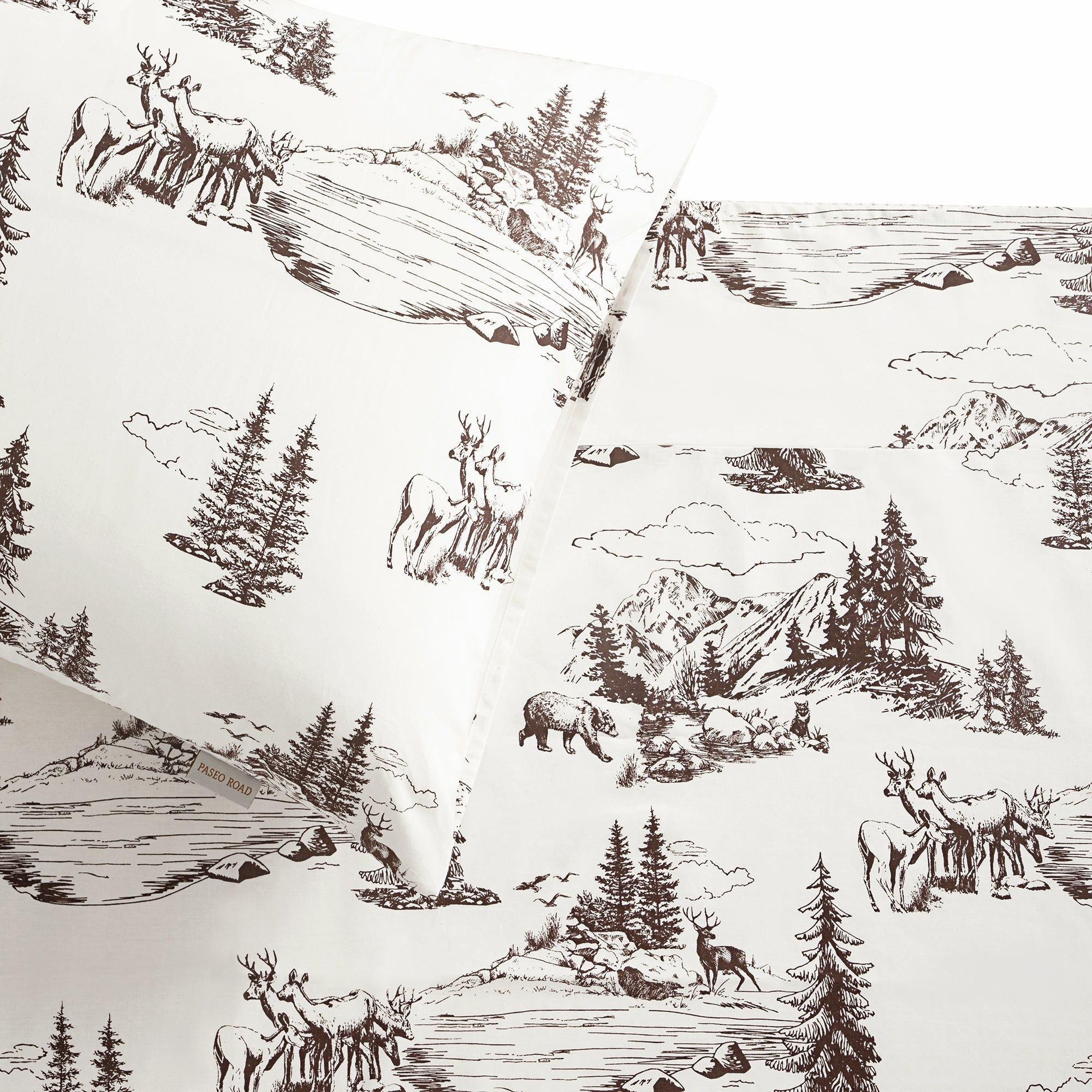 White Pine - Twin 200TC Cotton Sheet Set (Set of 3) - White