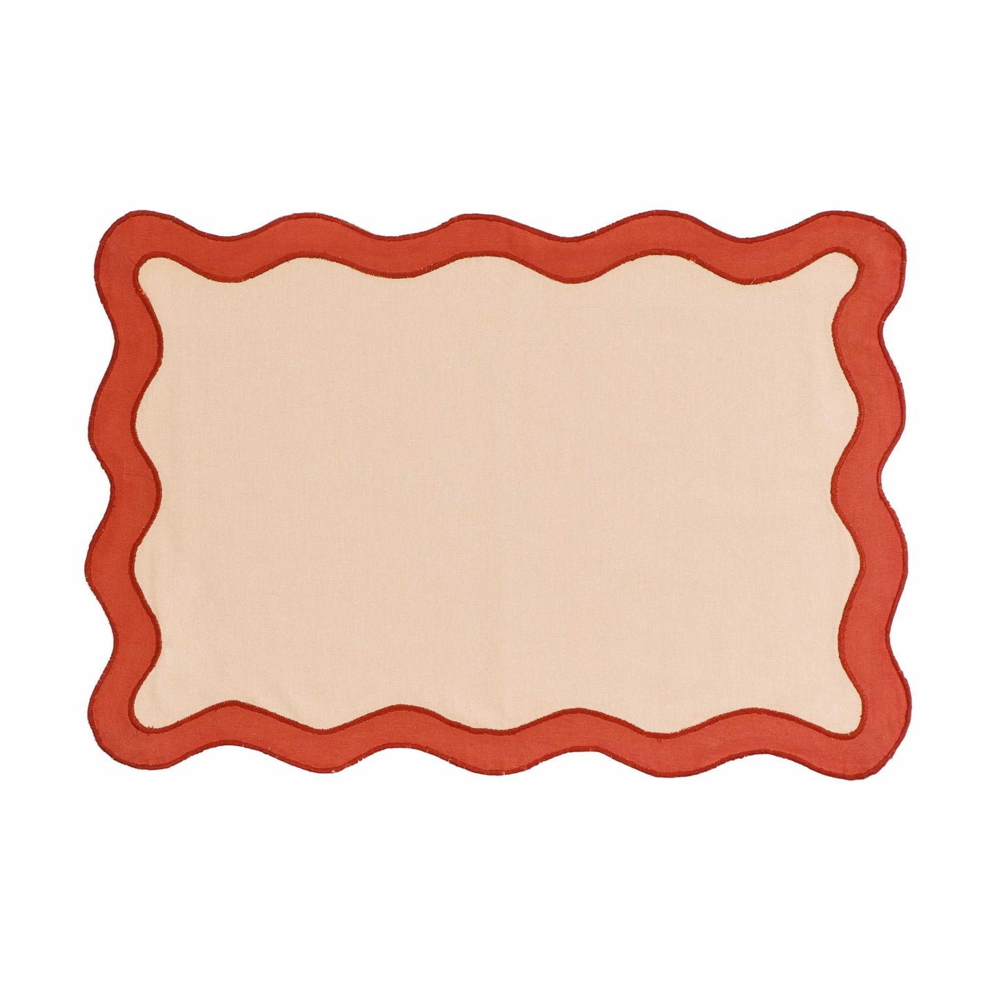 Scalloped Edge - Cotton Placemat (Set of 4)