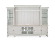 Newport - Wood Hutch - Alabaster