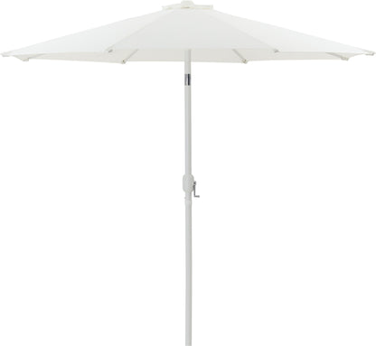 Fiji - Aluminum Patio Umbrella With Square Black And White Base