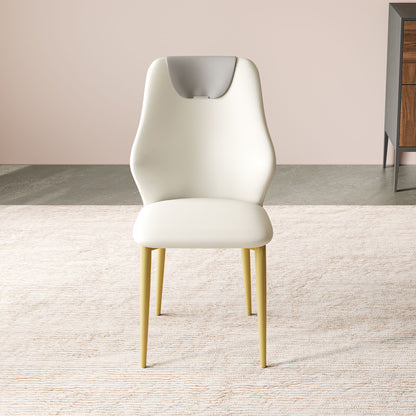 Dining Chairs (Set of 2) - Beige / Gray