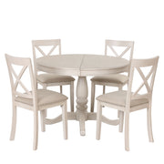 5 Piece Dining Room Set, Table And Chairs Set For 4 Persons
