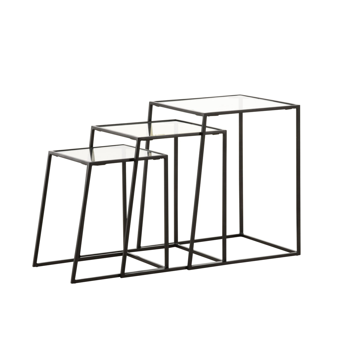 Eliska - Nesting Tables (Set of 3) - Black