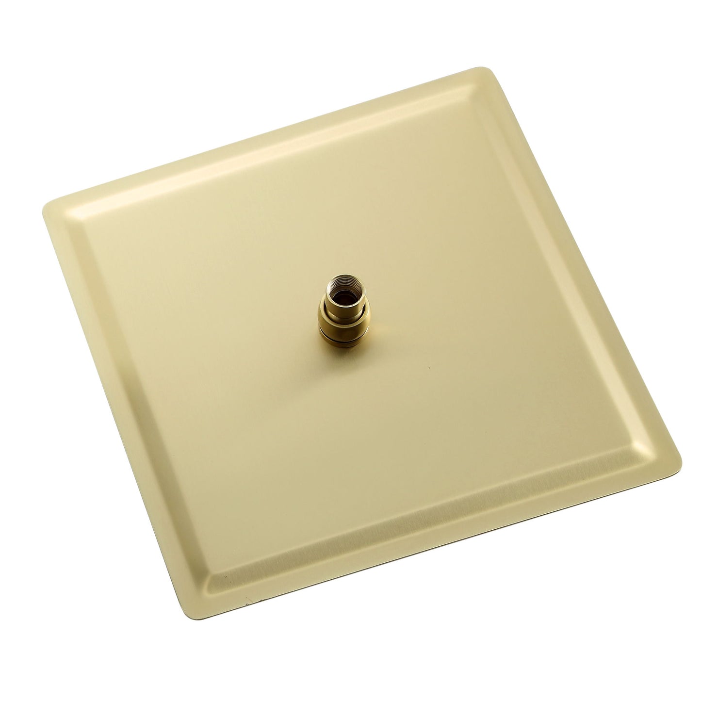 16" Square Rainfall Shower Head Fixed Wall Mount With Full Body Coverage & Self Cleaning Silicone Nozzles