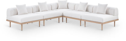 Laguna - 5 Piece 106.5" Upholstered Outdoor Patio Modular Sectional
