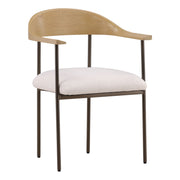 Soledad - Dining Chair - Natural And Off White