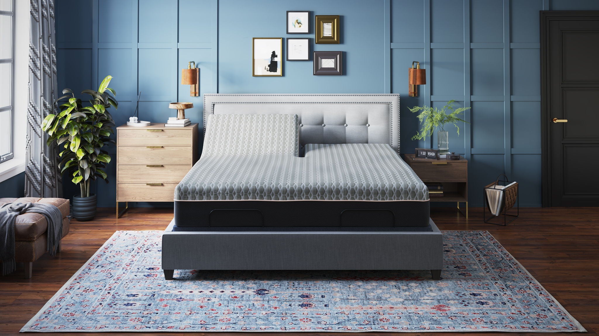 Bt3000 - Flex Head Adjustable Bed Base With Head And Foot Position Adjustment
