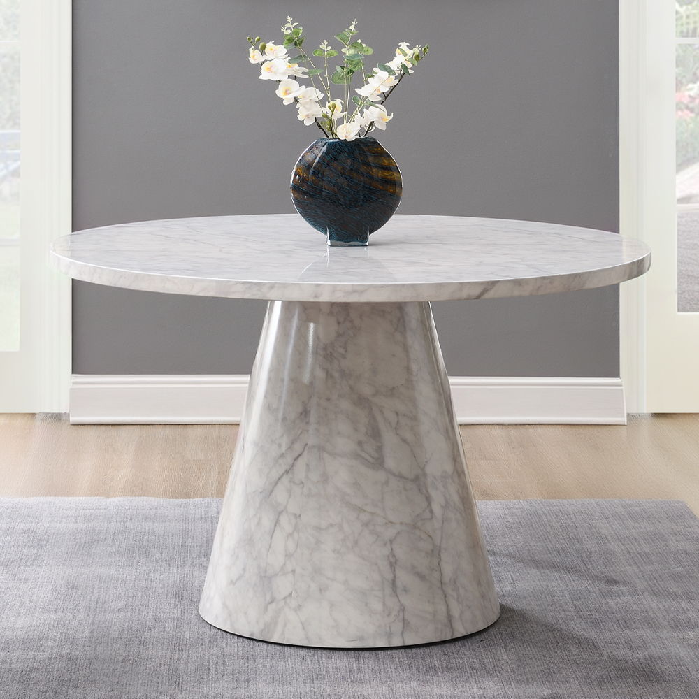 Kacey Round Dining Table - Thumbnail 2