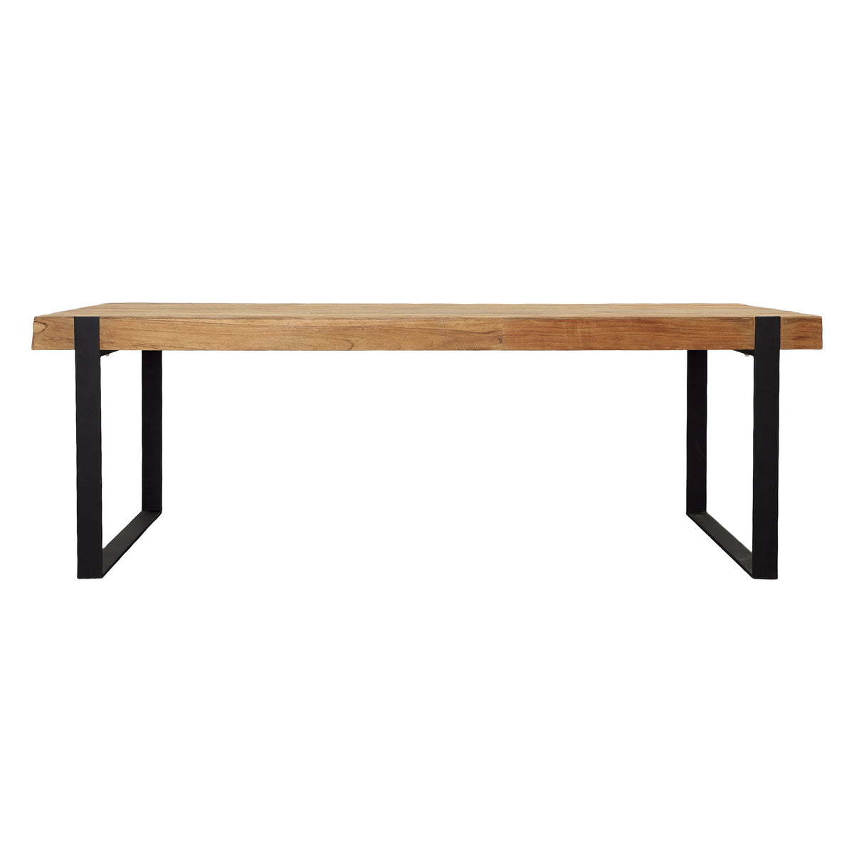 Burke - Dining Table - Natural And Black
