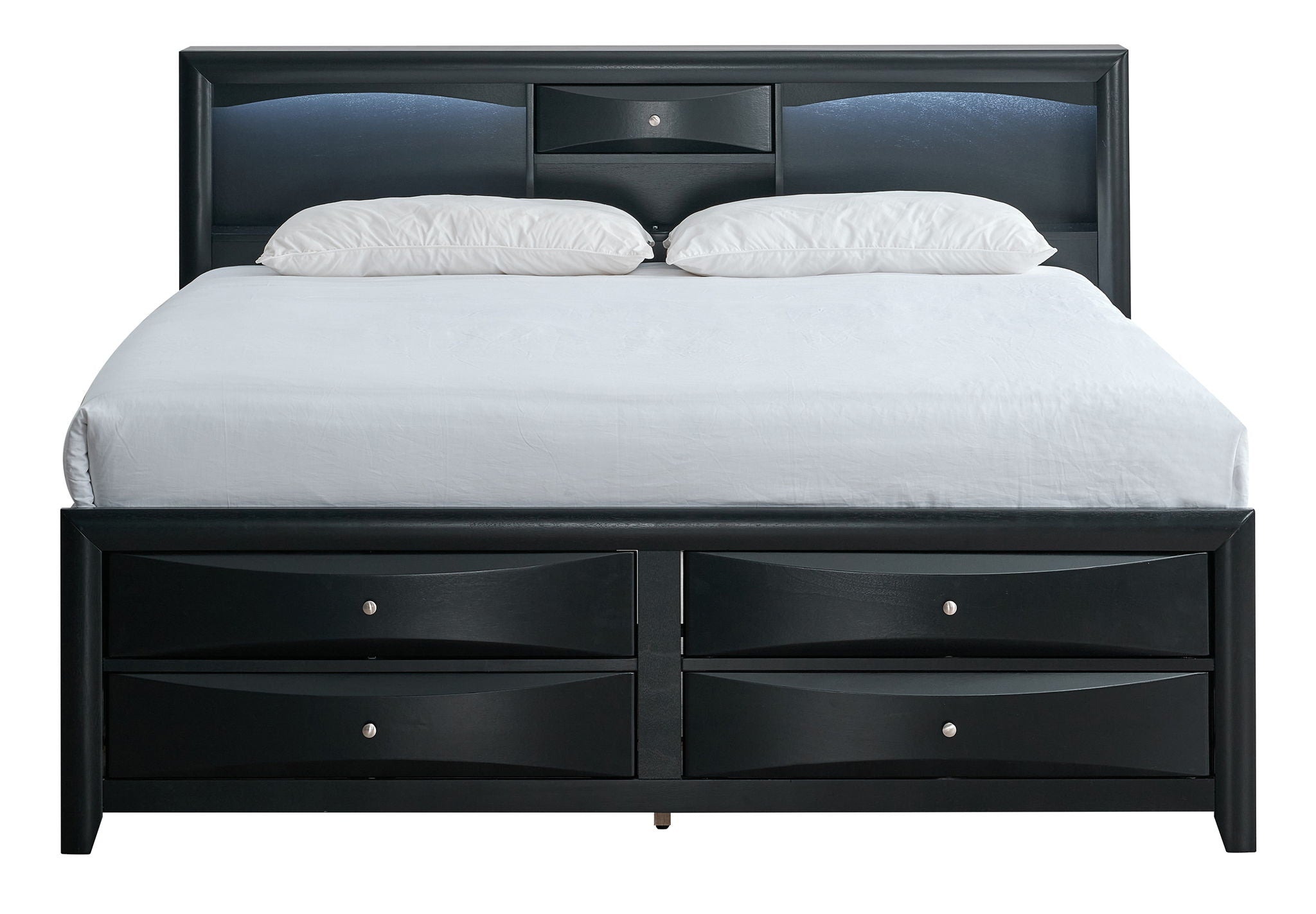 Glory Furniture - Marilla - Storage Bed With Lighting