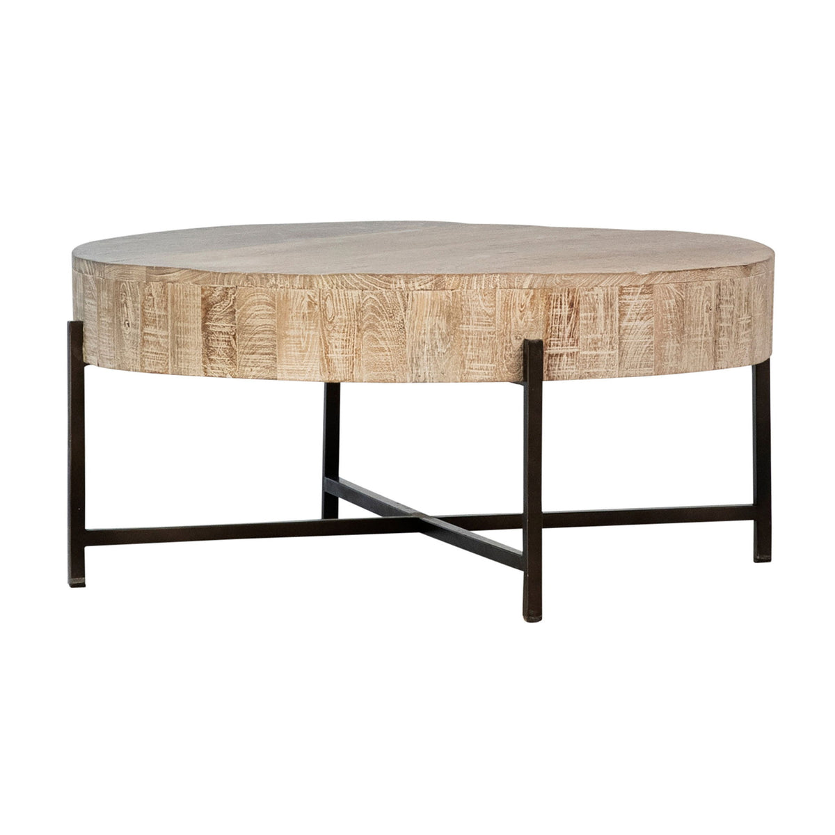 Sison - Coffee Table - Light Warm Wash And Black