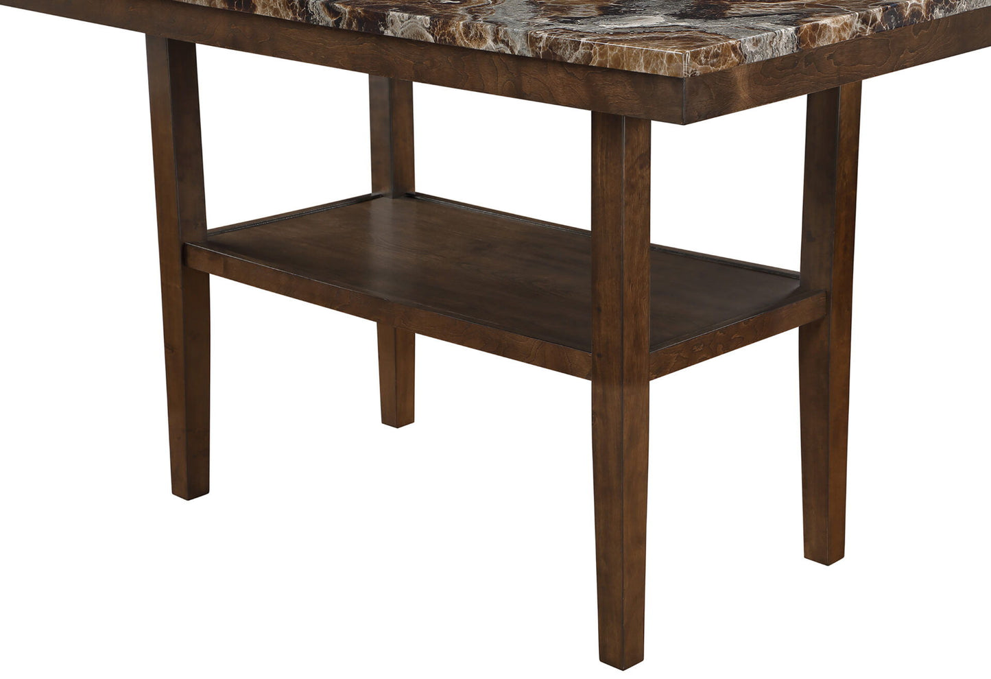 D4355 - 9 Piece Dining Room Set (Bar Table With 8 Bar Stools) - Dark Brown