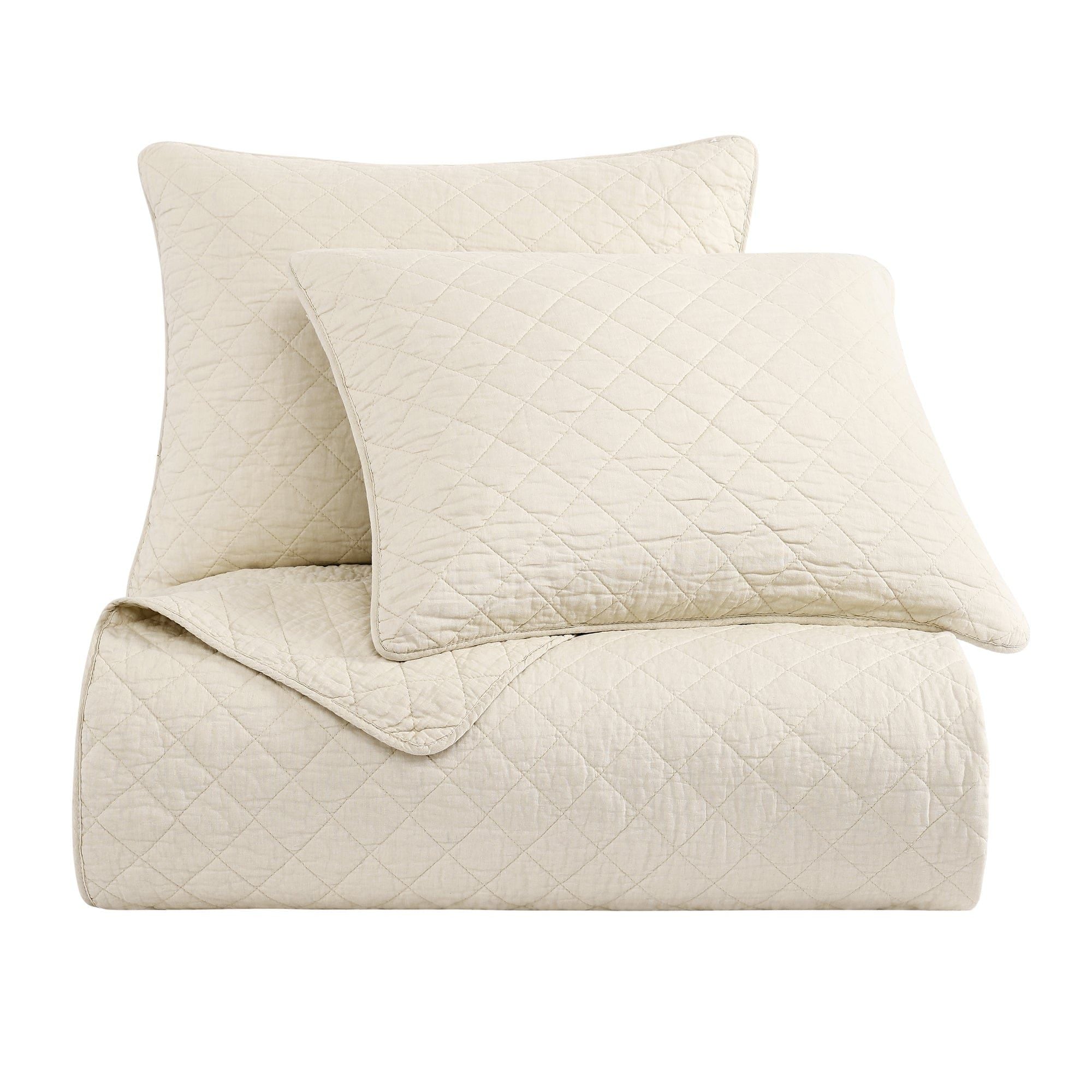 Cotton Comfort - Twin Quilt Set (Set of 2) - Prairie Tan