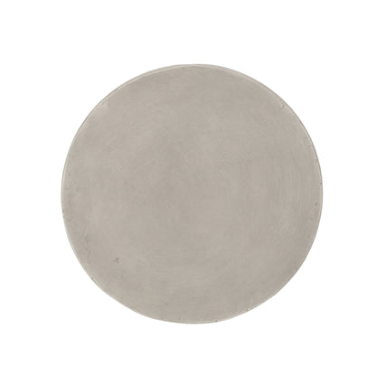 Outdoor Side Table With Hourglass Shape - Gray