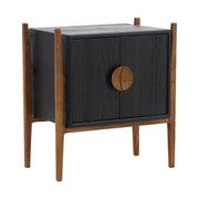 Emberly - Nightstand - Black And Natural
