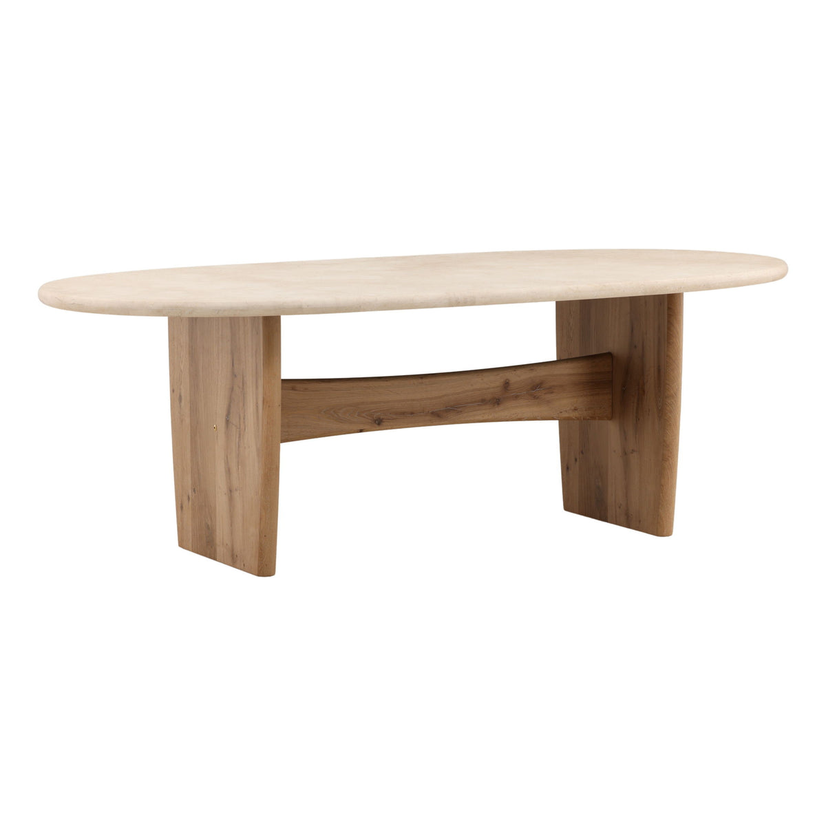 Waylon - Dining Table - Natural And Cream