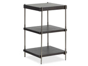 Spencer - Rectangular Accent Table - Dark Briarsmoke