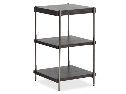 Spencer - Rectangular Accent Table - Dark Briarsmoke
