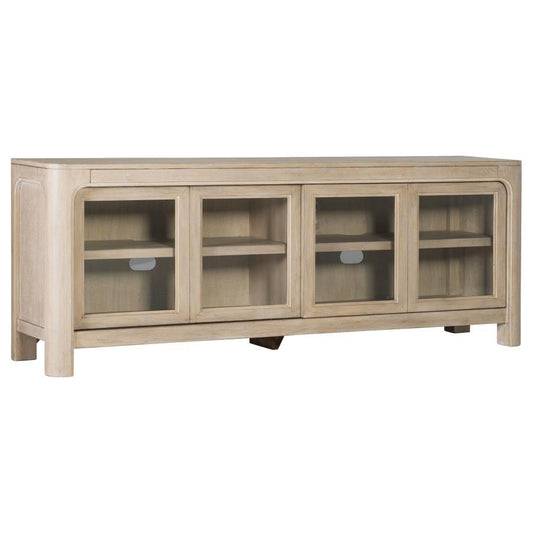 Solano - 71" 2-door TV Stand Media Console - Weathered Mango