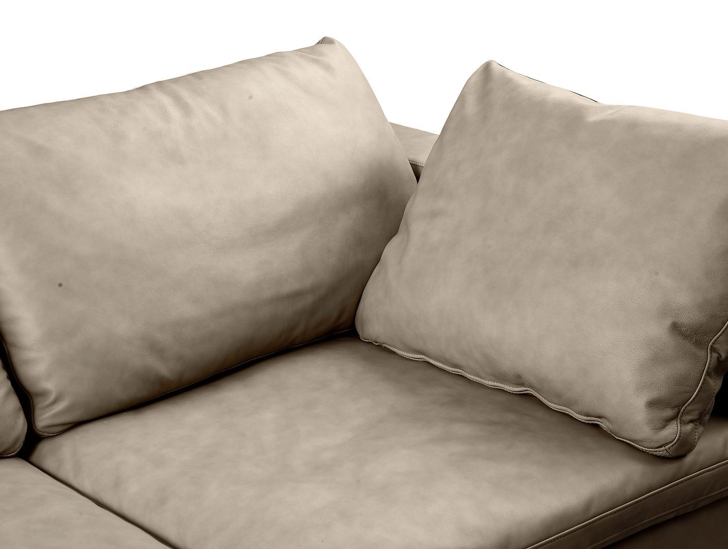 1100 - 6-Piece L-Shaped Sectional (Top-Grain Italian Leather)