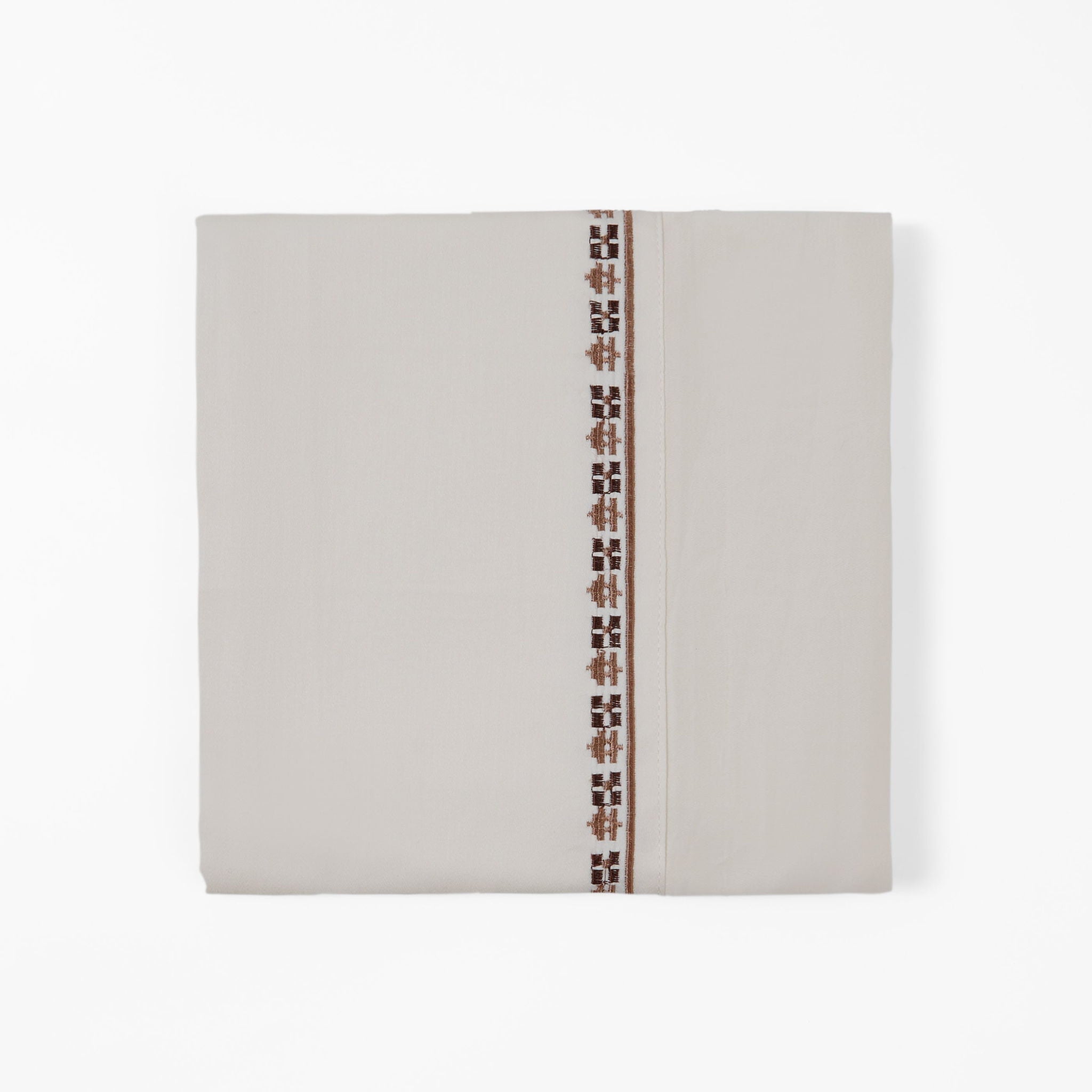 Fair Isle - Queen 350TC Rustic Sheet Set (Set of 4) - Cream