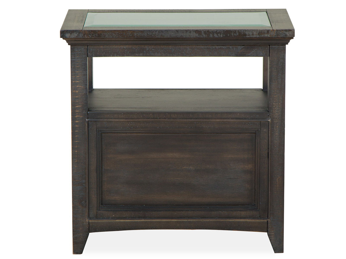 Westley Falls - Chairside End Table - Graphite