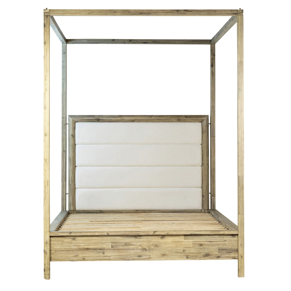 Juliette - Queen Bed - Natural Warm Wash And Off White