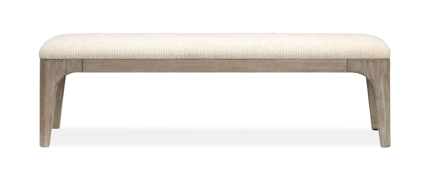 Braelyn - Long Bench - Dorian Grey