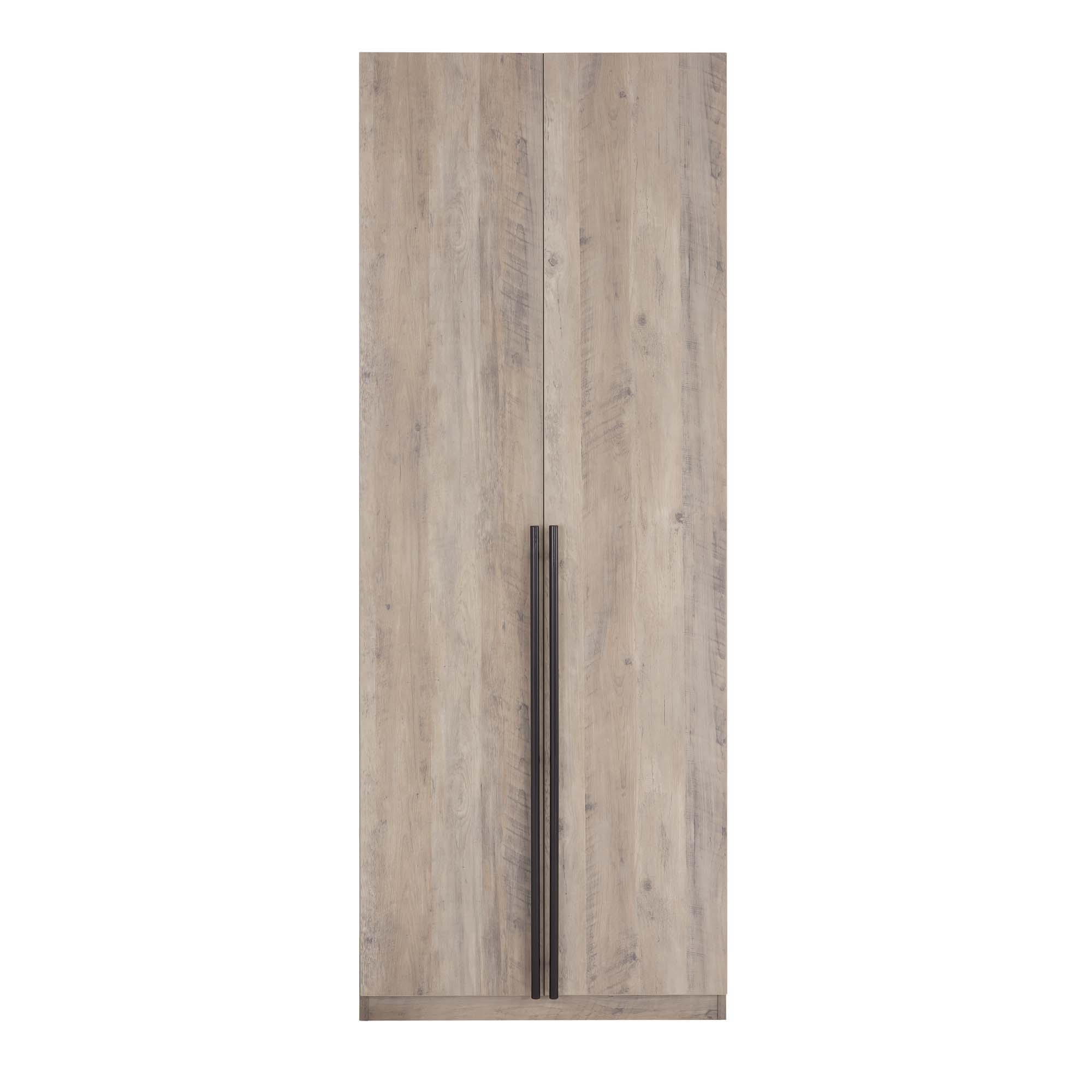 Lee - Free Standing Wardrobe Closet With Drawers And Shelves