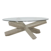 Judy - Coffee Table 48" - Light Warm Wash