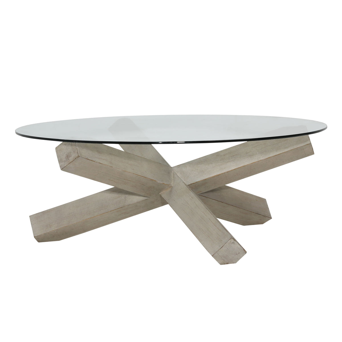 Judy - Coffee Table 48" - Light Warm Wash